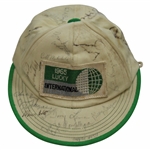 Lema, Casper & others Multi-Signed Vintage 1965 Lucky International Hat JSA ALOA