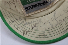 Lema, Casper & others Multi-Signed Vintage 1965 Lucky International Hat JSA ALOA