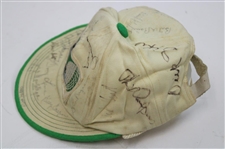 Lema, Casper & others Multi-Signed Vintage 1965 Lucky International Hat JSA ALOA