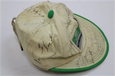 Lema, Casper & others Multi-Signed Vintage 1965 Lucky International Hat JSA ALOA