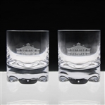 Two (2) Augusta National Golf Club Clubhouse Rocks Glasses