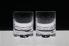 Two (2) Augusta National Golf Club Clubhouse Rocks Glasses