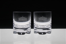 Two (2) Augusta National Golf Club Clubhouse Rocks Glasses