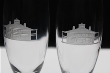 Two (2) Augusta National Golf Club Clubhouse Champagne Glasses