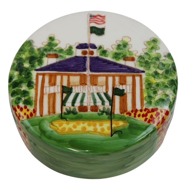 Augusta National Delarte Hand Painted Clubhouse Member Gift in Box - Made in Italy 2022 