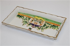 Augusta National Clubhouse Hand Painted Ceramic Masters Dish in Box - Made in Italy 2023