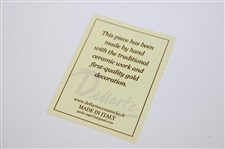 Augusta National Clubhouse Hand Painted Ceramic Masters Dish in Box - Made in Italy 2023