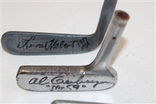 Al Geiberger, Bobby Nichols & Lionel Hebert Signed Golf Putter Heads JSA COA & ALOA 
