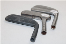 Al Geiberger, Bobby Nichols & Lionel Hebert Signed Golf Putter Heads JSA COA & ALOA 