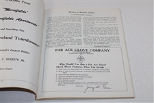 1971 World's Senior Golf Championship at Bide-A-Wee GC Program - Kel Nagle Win