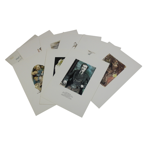 The Open Champions Eight (8) High Quality Fine Art Golfing Greats Series Prints