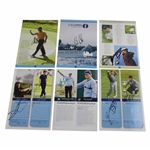 Tom Watson, Curtis, Clarke & others Signed The Open Preview Pages JSA ALOA