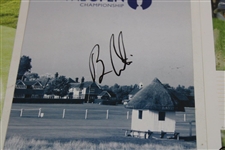 Tom Watson, Curtis, Clarke & others Signed The Open Preview Pages JSA ALOA