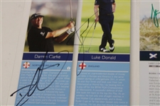 Tom Watson, Curtis, Clarke & others Signed The Open Preview Pages JSA ALOA