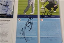 Tom Watson, Curtis, Clarke & others Signed The Open Preview Pages JSA ALOA