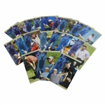Faldo, Price, Lyle, O'Meara & Fifteen (15) others Signed The Open Preview Pages JSA ALOA