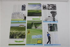 Faldo, Price, Lyle, O'Meara & Fifteen (15) others Signed The Open Preview Pages JSA ALOA