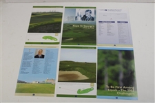 Faldo, Price, Lyle, O'Meara & Fifteen (15) others Signed The Open Preview Pages JSA ALOA