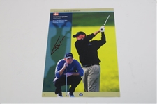 Faldo, Price, Lyle, O'Meara & Fifteen (15) others Signed The Open Preview Pages JSA ALOA