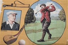 Hogan/Woodley Flyer/Porcupine/Vardon Canvas Collage by Batchelder