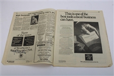 Gary Player Signed 1990 The NYNEX Commemorative Newspaper JSA ALOA