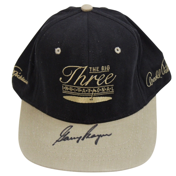 Gary Player Signed The Big Three Invitational Hat JSA ALOA