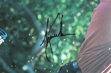 Tiger Woods Signed 2001 William World Challenge Poster JSA ALOA