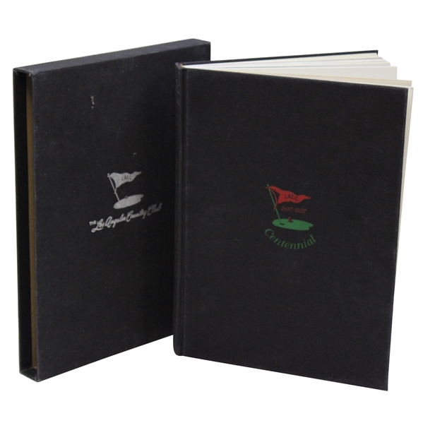 Los Angeles Country Club Centennial 1897-1997 Book With Slipcase