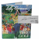 LeRoy Neiman Signed 'Big Time Golf' JSA ALOA