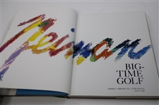 LeRoy Neiman Signed 'Big Time Golf' JSA ALOA