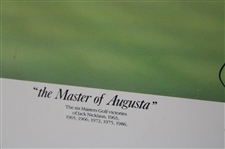 Jack Nicklaus Signed Limited Edition 564/1988 Zuniga 'the Master of Augusta' Print JSA ALOA