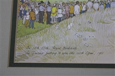 Set of Three (3) 1971 Ionicus Prints - 2nd, 11th, & 18th Hole at Royal Birkdale