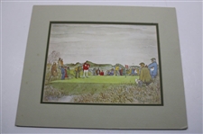Set of Three (3) 1971 Ionicus Prints - 2nd, 11th, & 18th Hole at Royal Birkdale