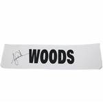 Tiger Woods Signed Caddy Nameplate - Quail Hollow JSA ALOA