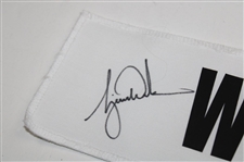 Tiger Woods Signed Caddy Nameplate - Quail Hollow JSA ALOA