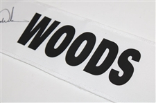 Tiger Woods Signed Caddy Nameplate - Quail Hollow JSA ALOA