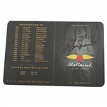 Jack Nicklaus Signed Baltusrol Scorecard JSA ALOA