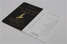 Tony Jacklin Signed Hazeltine National Scorecard JSA ALOA