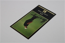 Gary Player Signed Masters Grand Slam Ventures Card JSA ALOA