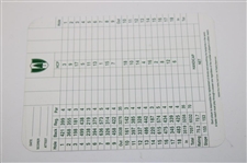 Jack Nicklaus Signed Pine Valley Scorecard JSA ALOA