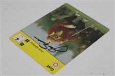 Jack Nicklaus Signed 1977 Large Sportscasters Card JSA ALOA