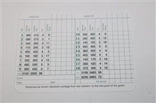 Jack Nicklaus Signed Augusta National Scorecard JSA ALOA