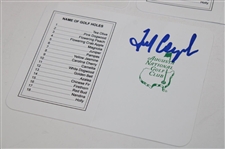 Gary Player, Couples, Langer, Fowler & Bhatia Signed Augusta National Scorecards JSA ALOA