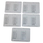 Gary Player, Couples, Langer, Fowler & Bhatia Signed Augusta National Scorecards JSA ALOA