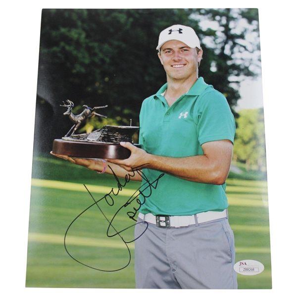 Jordan Spieth Signed 8x10 Photo With JSA #Z88268