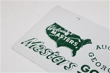 c.1960's Masters Metal License Plate 