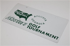 c.1960's Masters Metal License Plate 