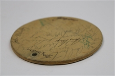 Firestone Employee Tag with 20+ Signatures Incl, Nicklaus, Player, Watson JSA ALOA