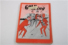 Ten (10) Golfing Magazines 1956-1961