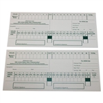 1994 & 1995 US Open Championships Official Scorecards - Oakmont & Shinnecock 